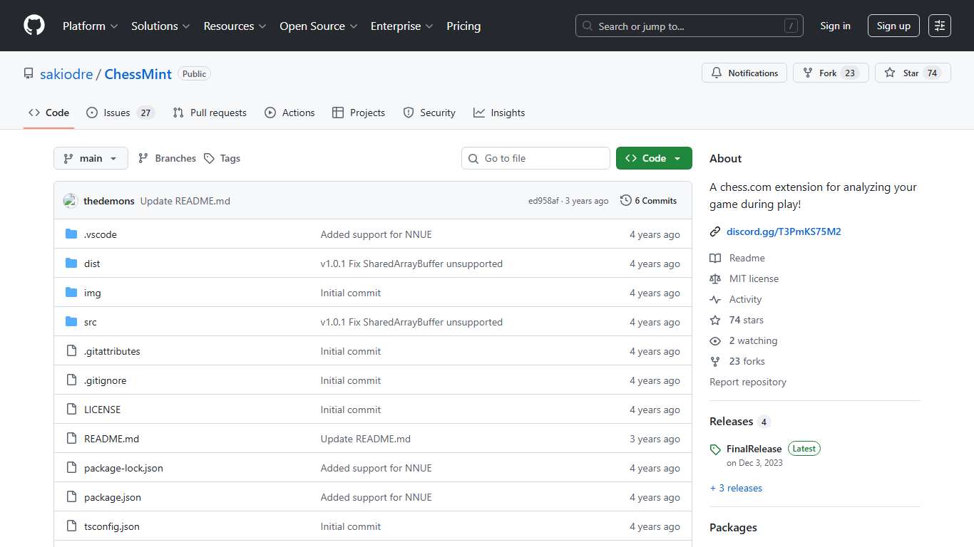 GitHub - sakiodre/ChessMint: A chess.com extension for analyzing your game during play!